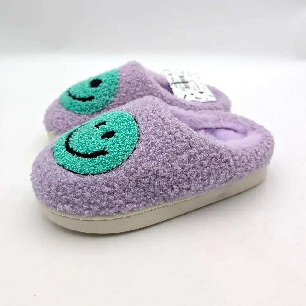 Harper Canyon Smile Slipper Kids' Girls Purple/White Size US10/11M